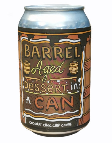 Barrel Aged Dessert In A Can - Coconut Choc Chip Cookie